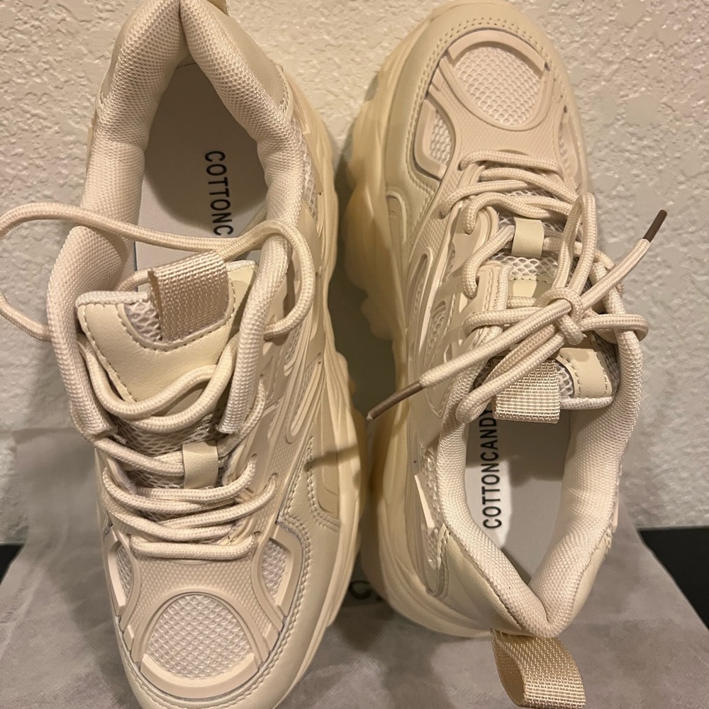 Cotton Candy White Sneakers